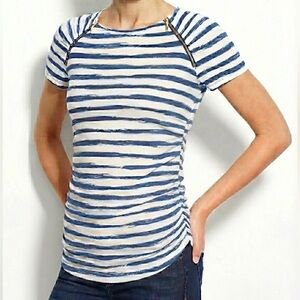 NWOT! Michael Kors Ruched Side Top With Zipper Detail. Sz Medium